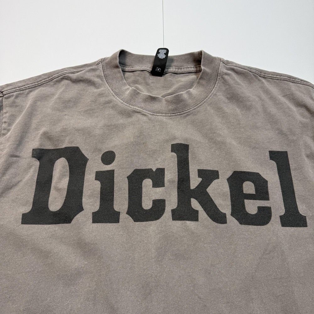 Dickel Whiskey Shirt‎ Mens Medium Gray Heavy Faded Promo Tee Ascolour Casual - Picture 2 of 6